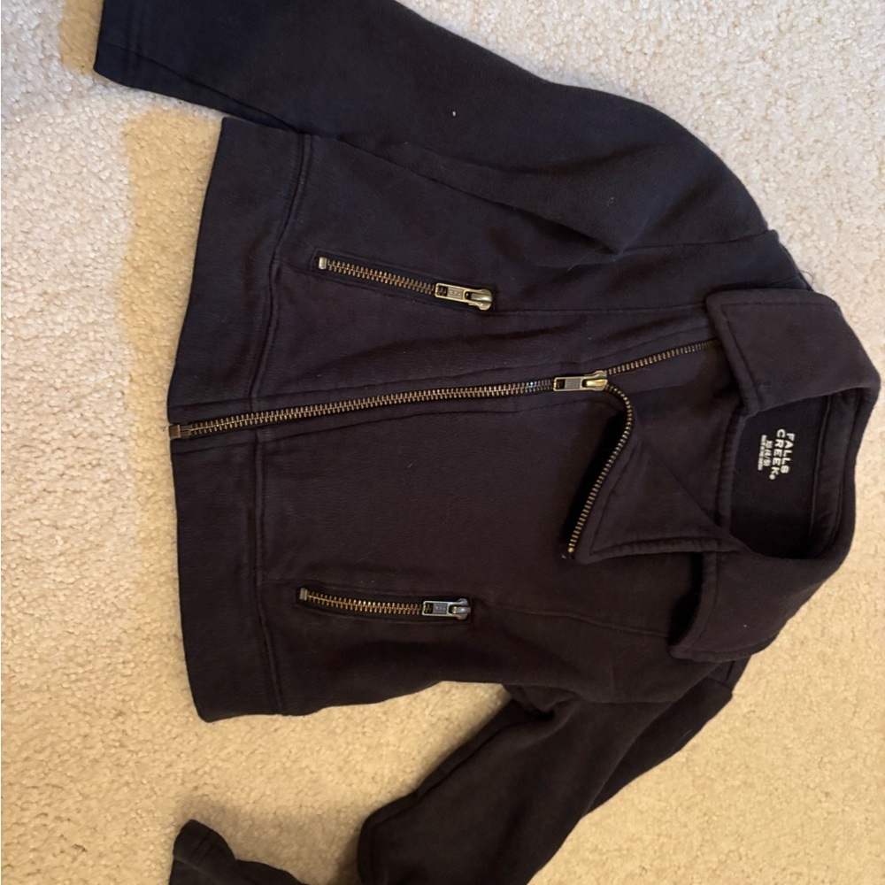 Falls Creek Black Zip-Up Jacket